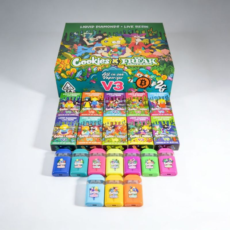 Cookies x Freak Brothers V3 Dual Flavor Empty Carts 2g